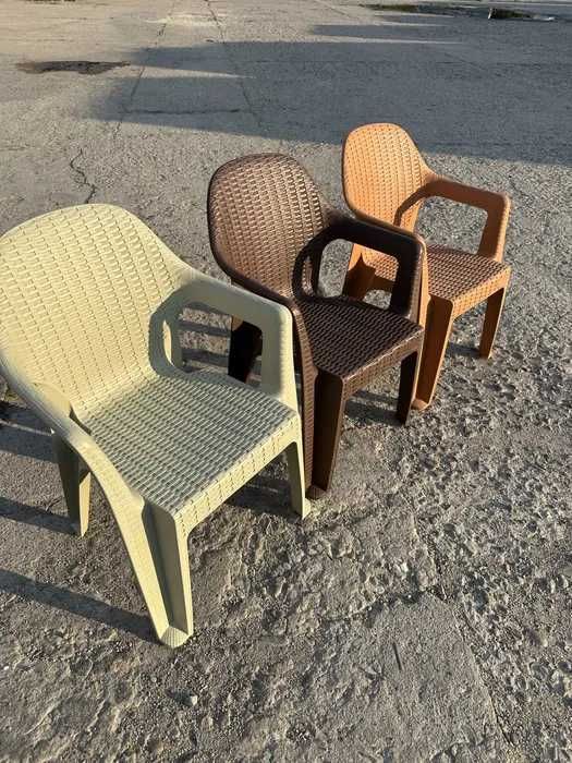 Комплект маса + 6 стола или 4 стола ратан 3 цвята и размери маси мод.2