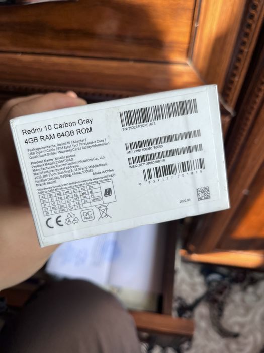 Red me 10 carbon gray 4/64