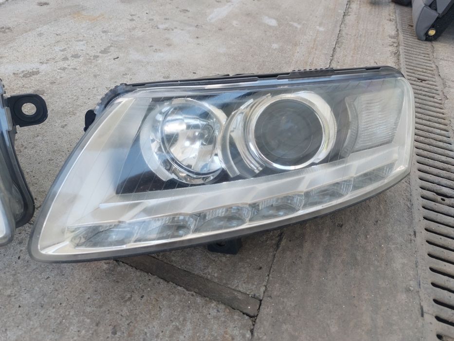 Far stanga bixenon cu DRL AUDI A6 C6 4F FACELIFT 2008-2011 Europa