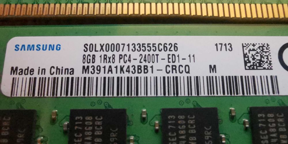 памет RAM Samsung 16Gb (8GB x2) DDR4 2400 UDIMM, ECC unbuffered