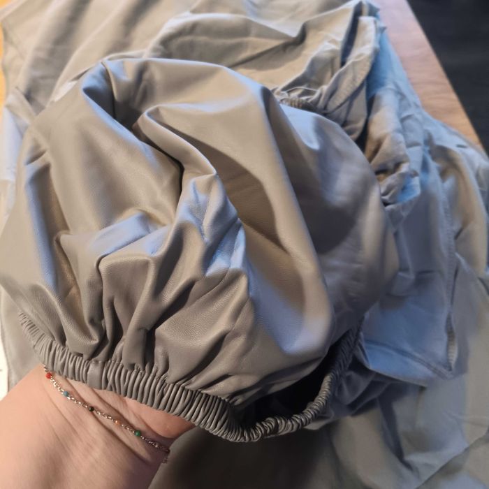 НОВИ! Комплект от 6 бр. XL калъфи за столове от PU кожа, водоустойчиви