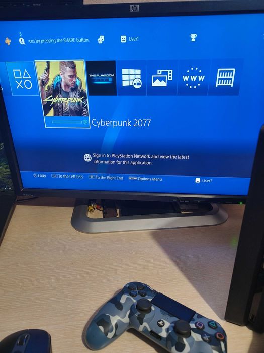 С ГАРАНЦИЯ 1Г Sony PlayStation 4 Slim SW PS4 1TB профилактиран 750 GB