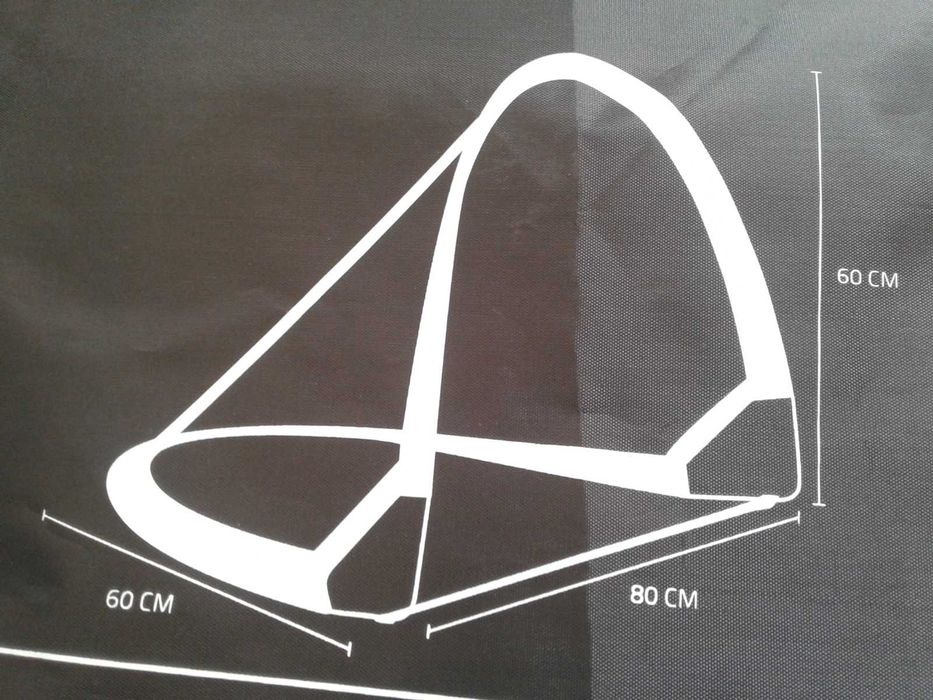 Set 2 mini porti pop-up fotbal,dim. 80x60x60cm, nou