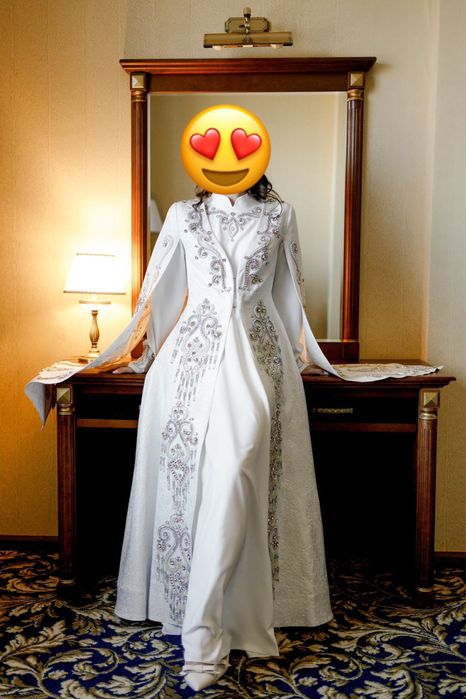 Свадебное казахское платье