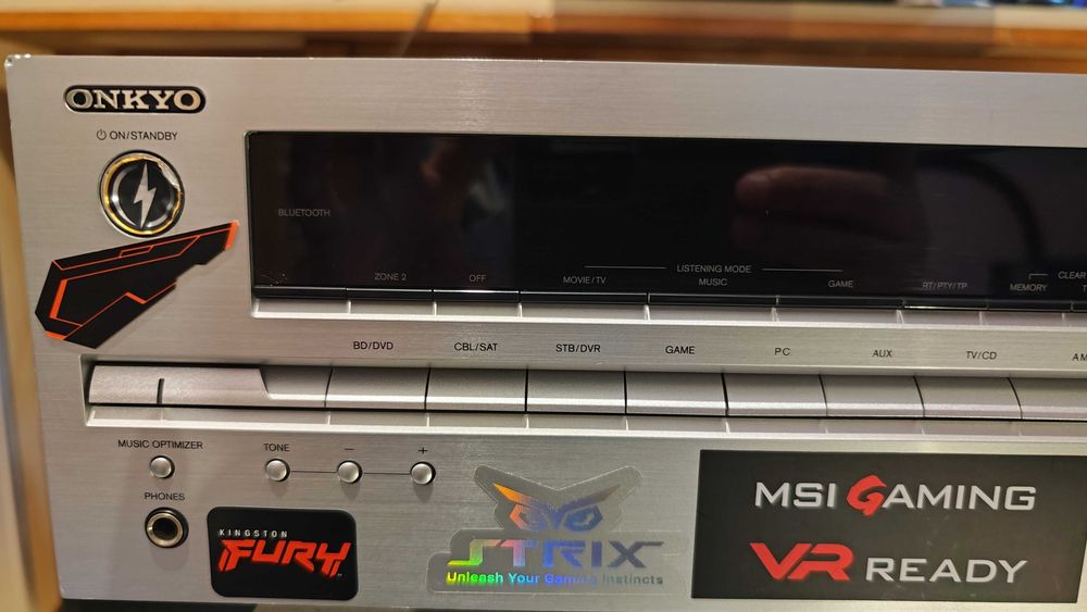 receiver Onkyo TX-SR333 cu bluetooth HDMI 4k/60 telecomandă