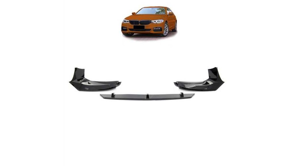 Prelungire Lip bara fata negru lucios BMW Seria 5 G30 G31 2017- M Pach