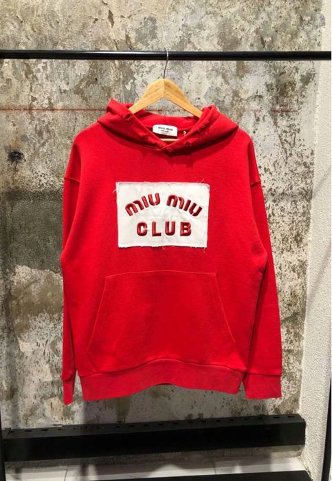 Hanorac rosu miu miu colectia noua premium