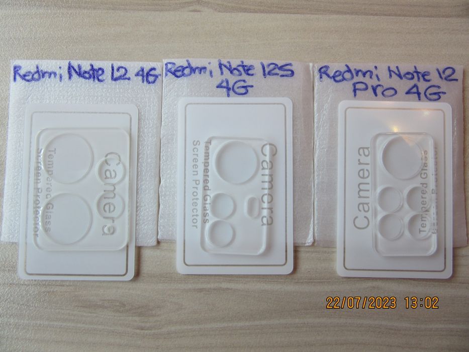 Xiaomi Redmi Note 12 Prо / Pro+ / 12S /12 /9H Стъклен протектор камера
