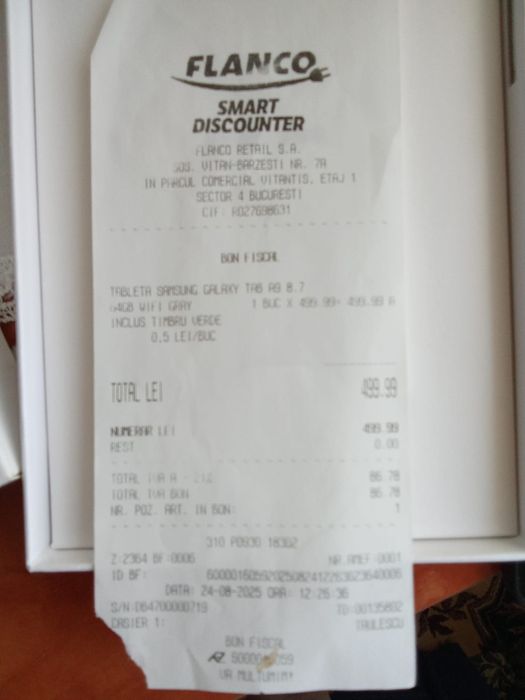 Tableta Tab A9/ca noua/
