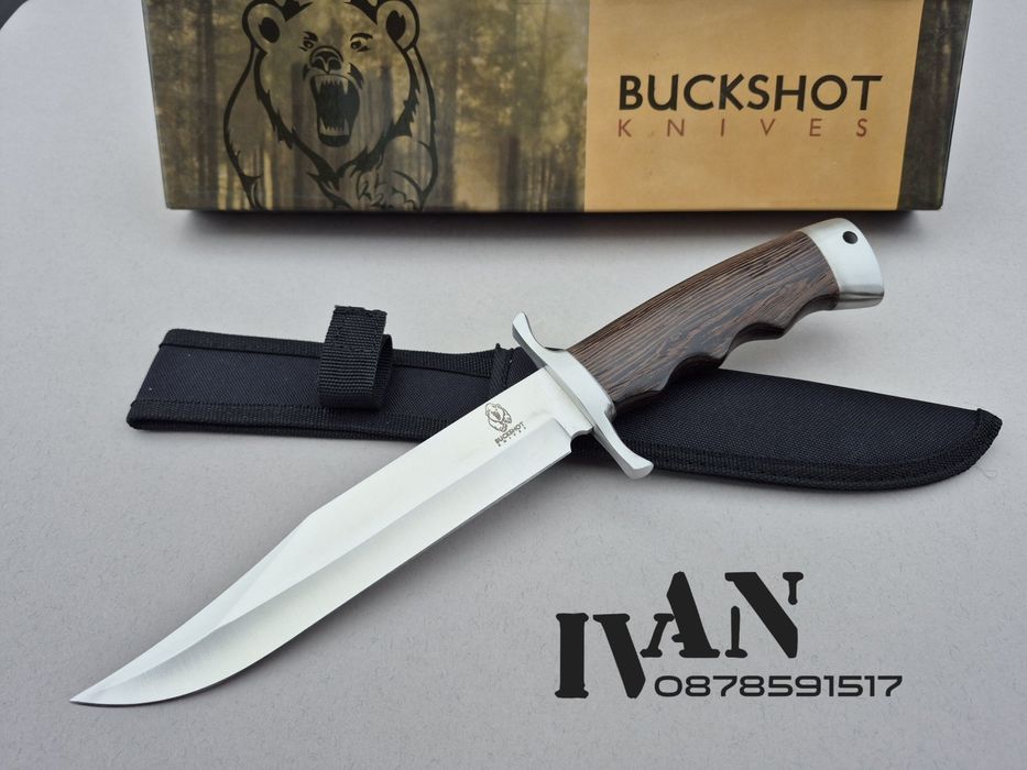 Ловен нож BUCKSHOT с кания от текстил