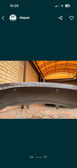 Бампер на мазда 6