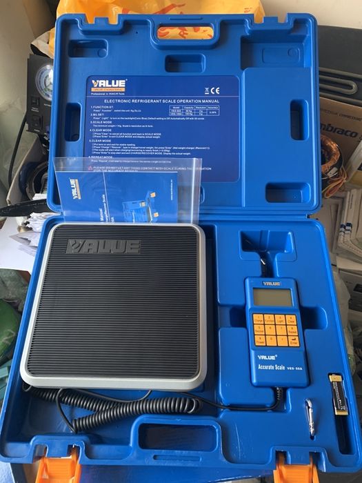 Cantar value ves-50a 50kg afisaj electronic frigotehnie freon nou tva avem variante de 100kg cu sau fara electrovalva toata gama value frigmacool
