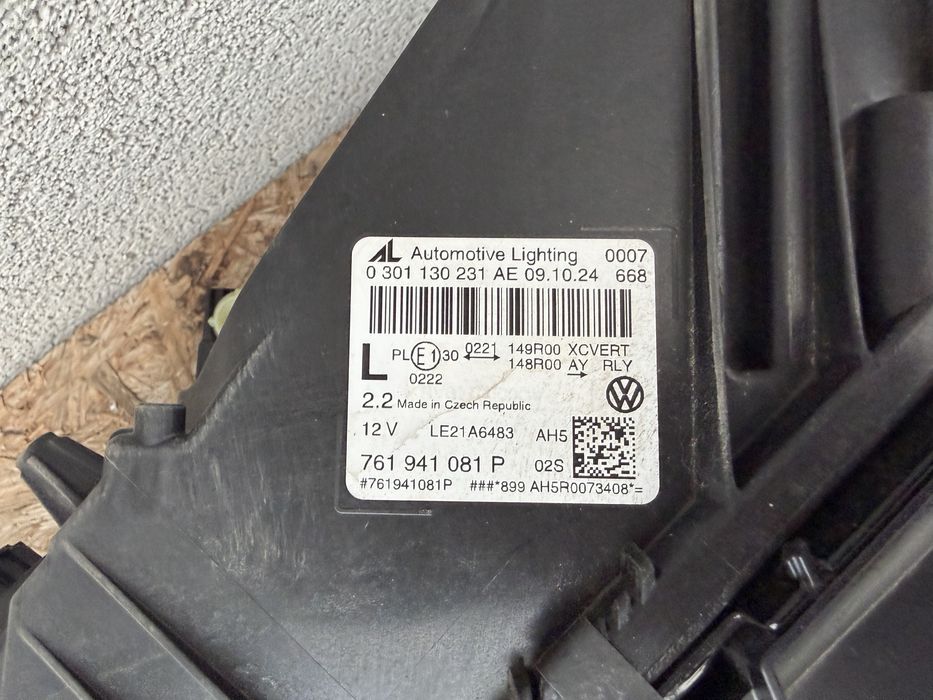 Far stanga VW Touareg 3 Facelift CR7 Full LED MATRIX Original Europa