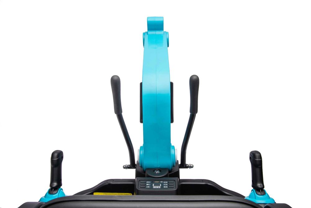 Excavator electric Kinderauto X7 2x 55W 12V-12Ah, scaun tapitat, Blue