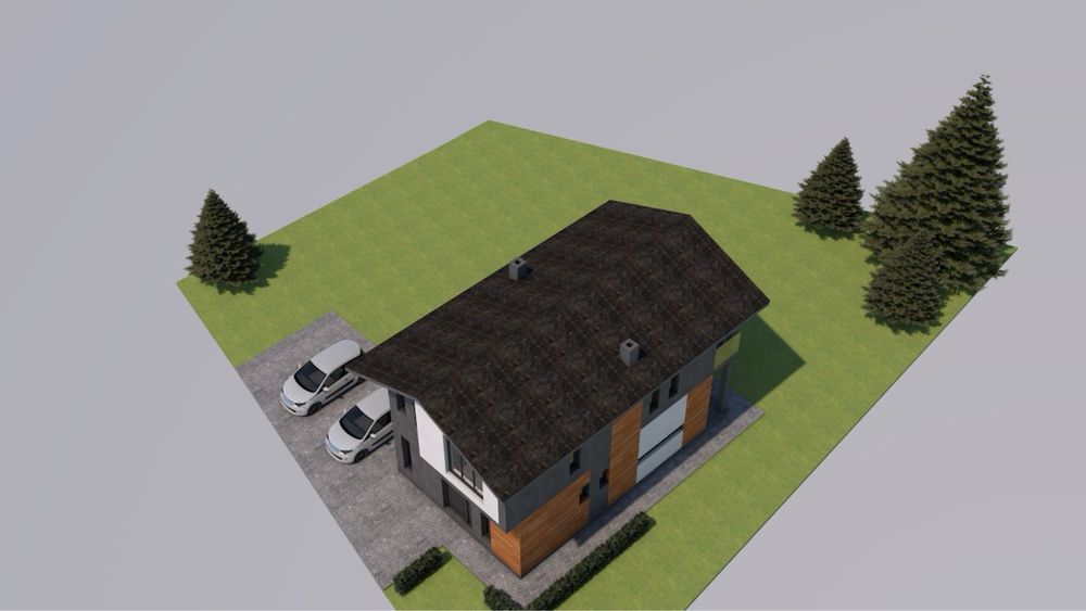 Място 600 кв.м с проект и разрешение за строеж за вилна сграда