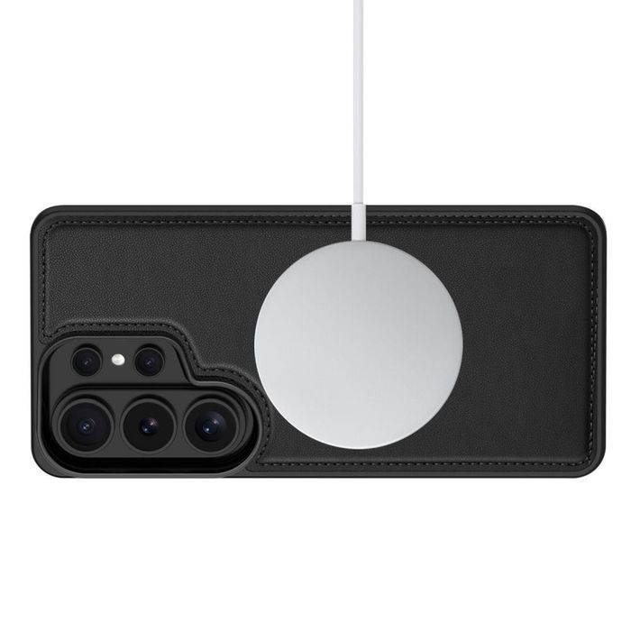 Матов Кожен Калъф тип тефтер Tech-Protect Wallet MagSafe за Galaxy S26 Ultra