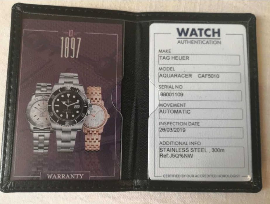 Vând TAG Heuer Aquaracer, CAF5010, automatic, 300 m, 30 atm, garanție