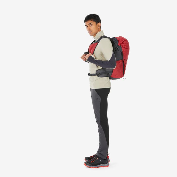Bluză Anti-UV Drumeție la Munte Mh500 Gri - produs resigilat Decathlon