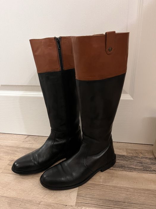 Дамски кожени ботуши (37 номер)