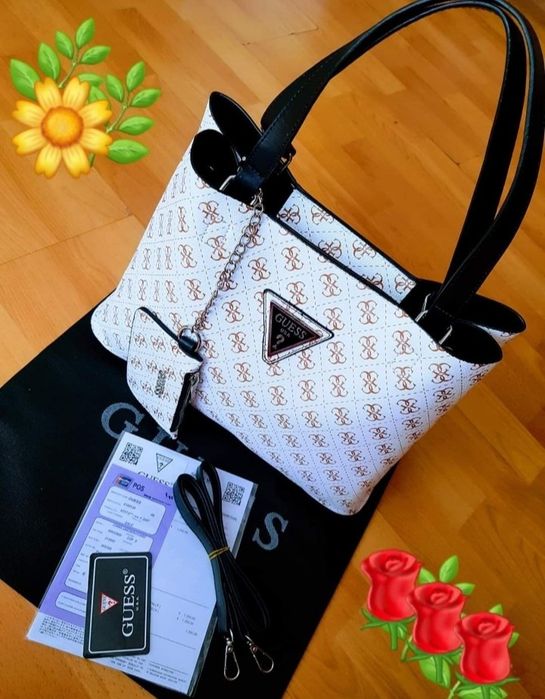 Geanta Guess,new collection,portofel simplu atasat,saculet ,etichetă