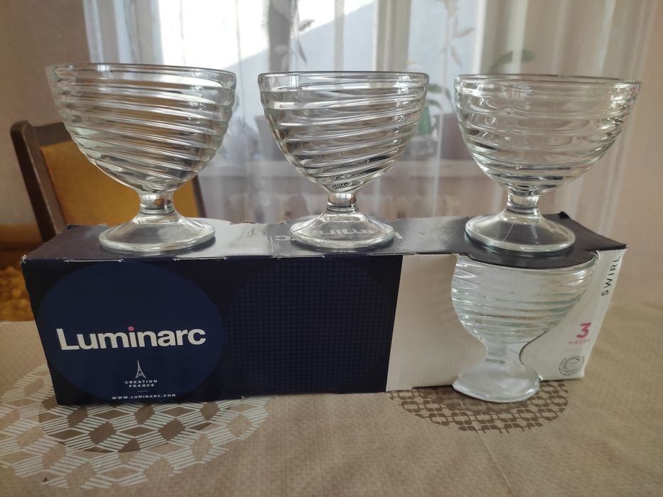 Креманки Luminarc, 2 набора по 3 шт.