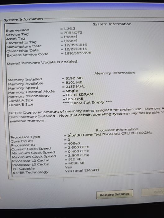 Laptop Dell e7470 impecabil Intel i7