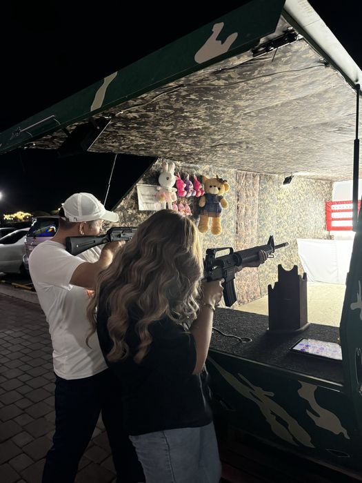 Тир страйкбольный в манеже БТР