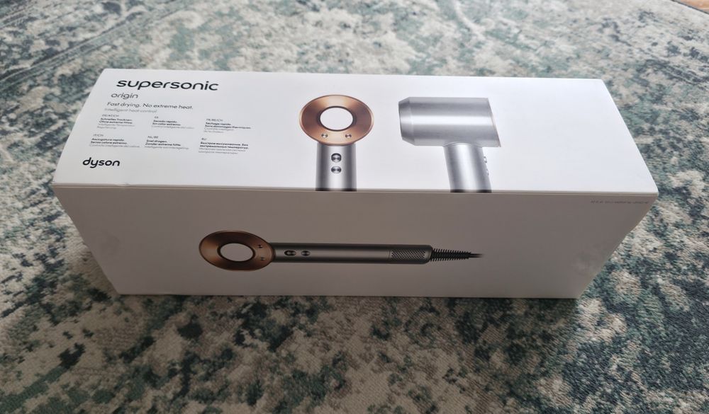 Uscator de par Dyson Supersonic HD07 Origin, Nichel-Cupru – Nou, cu garanție