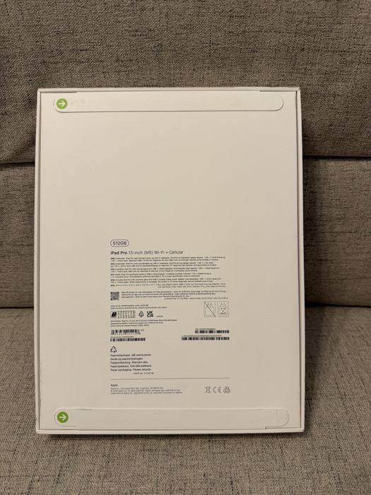iPad Pro 13, M5, 512GB, Wi-Fi + Cellular, SPACE BLACK, sigilata