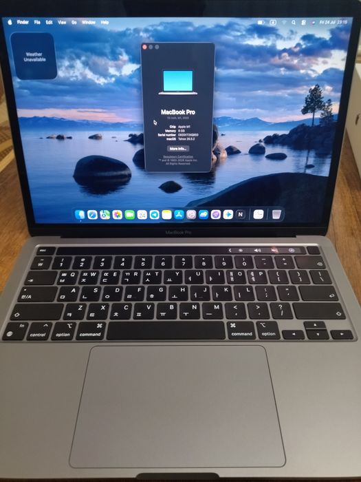 MacBook pro M1 8/256 95%  10/10
