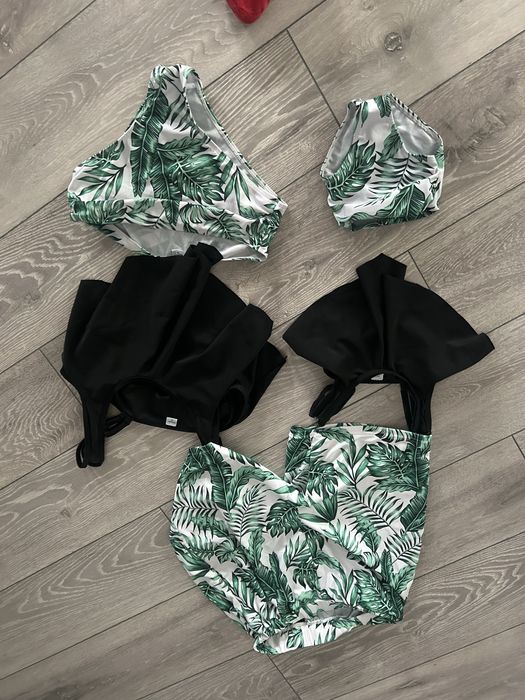 Costume de baie mama fiica marimea M mamica si de la 4 pana la 6 sniso