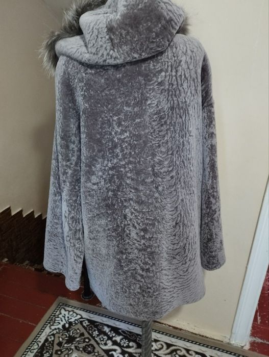 Дублёнка натуральная каракуль Новая Турция импорт цвет размер 54/52