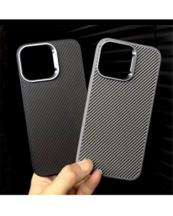 Iphone 15/16/PRO/MAX/PLUS - Husa Hybrid Carbon Safe Case
