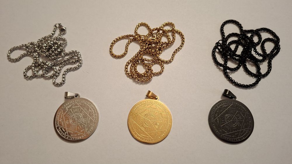 Colier / pandantiv cu sigiliul celor 7 arhangheli