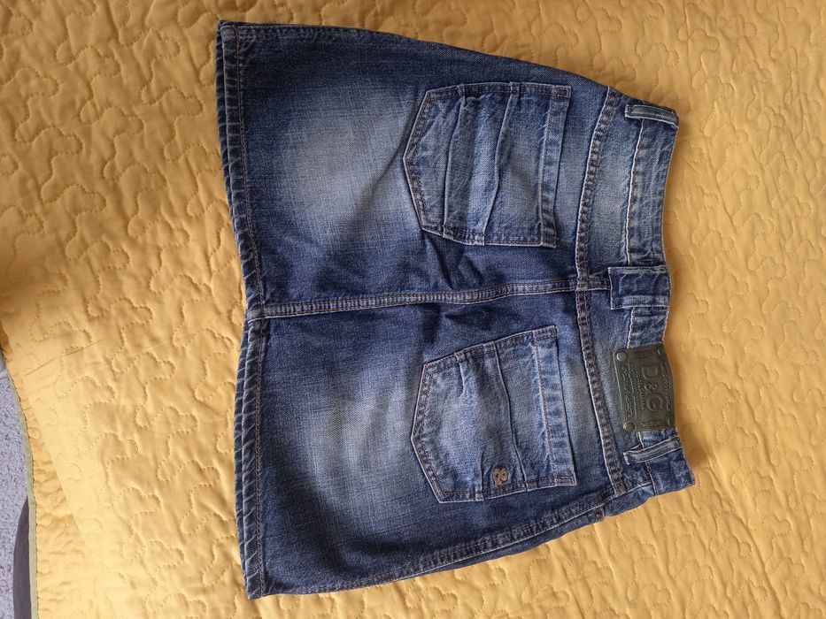 Къса дънкова пола