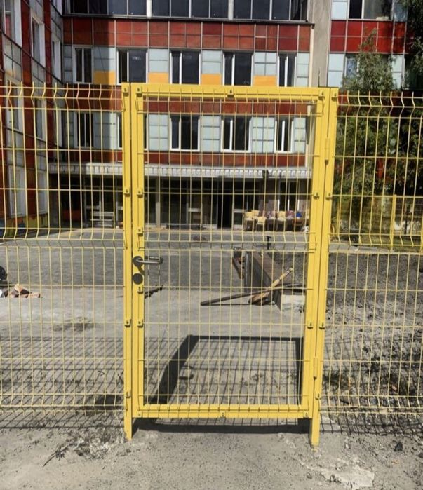 3д забор, зеленые сетки, евро сетки