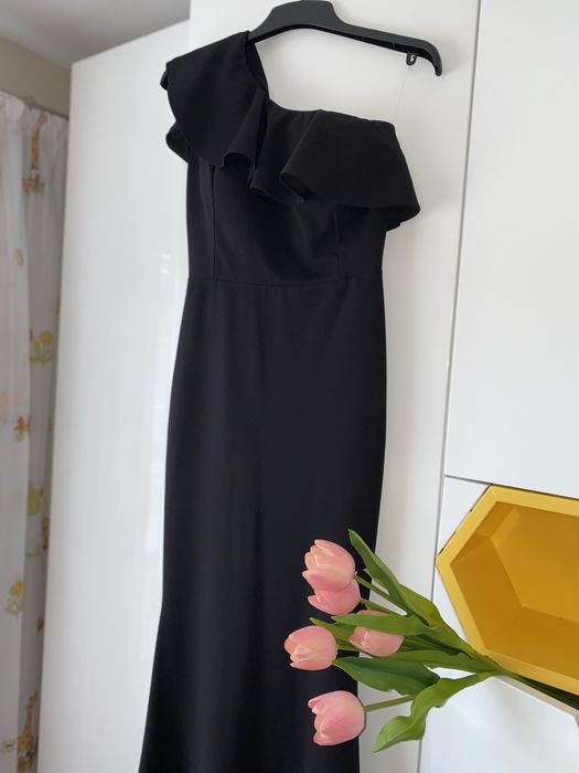 Официална дълга рокля с едно рамо