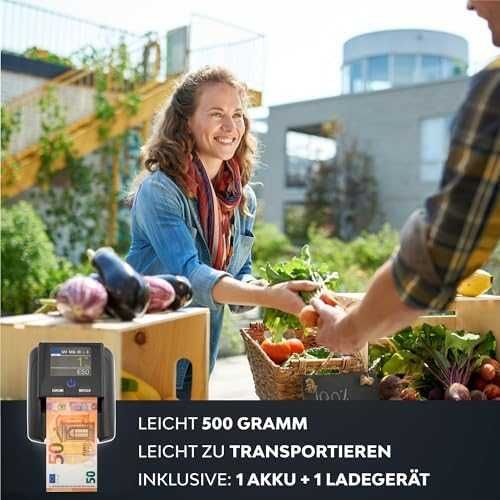 2 в 1 детектор за фалшиви банкноти и брояч ЕВРО / USD / GBP