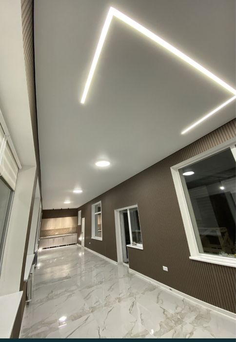 Натяжные потолки 1500тг