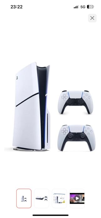 PlayStation 5 Slim + 2 геймпада