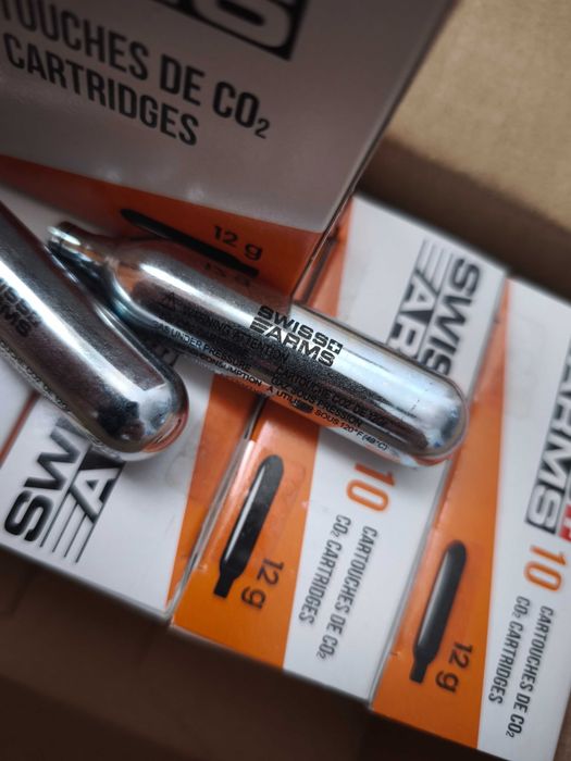 Swiss Arms CO2 Capsule Rezerve cutie 10 bucăți Cybergun KWC KJW