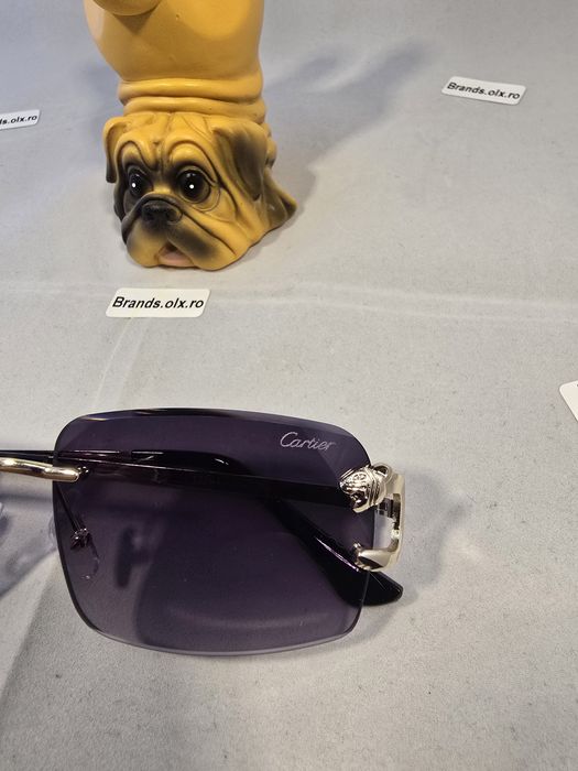 Ochelari de soare Cartier Rimless Purple, 17594, made in Italy