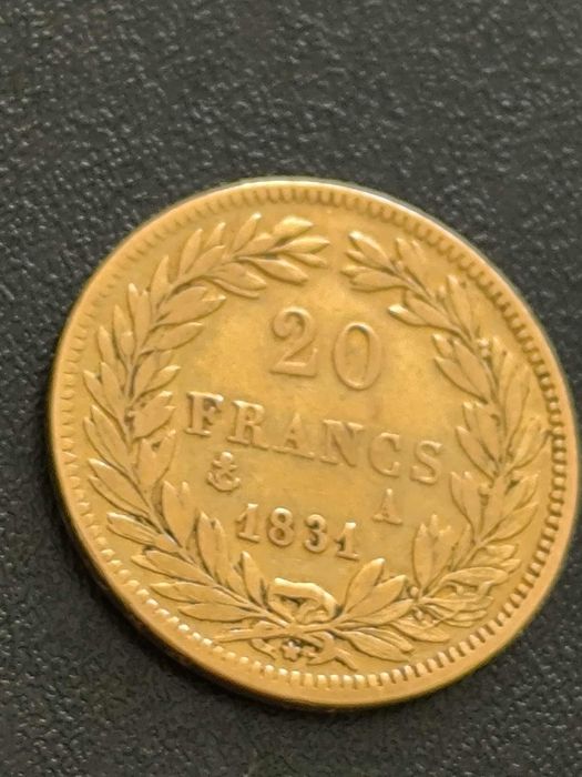 20 златни франка Луи Филип 1831 година