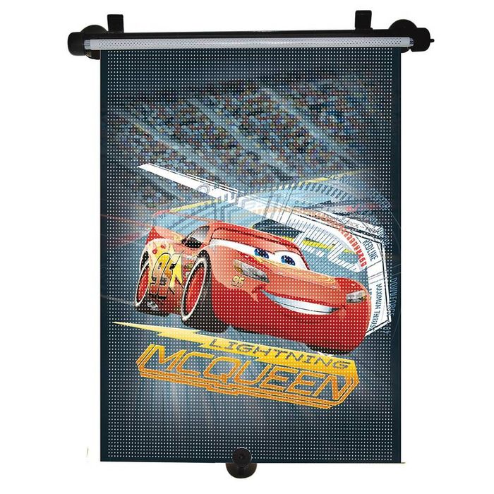 Jaluzea auto pentru geamurile laterale Disney Cars Neon, 54,5x41 cm, 1 buc. CASAA116