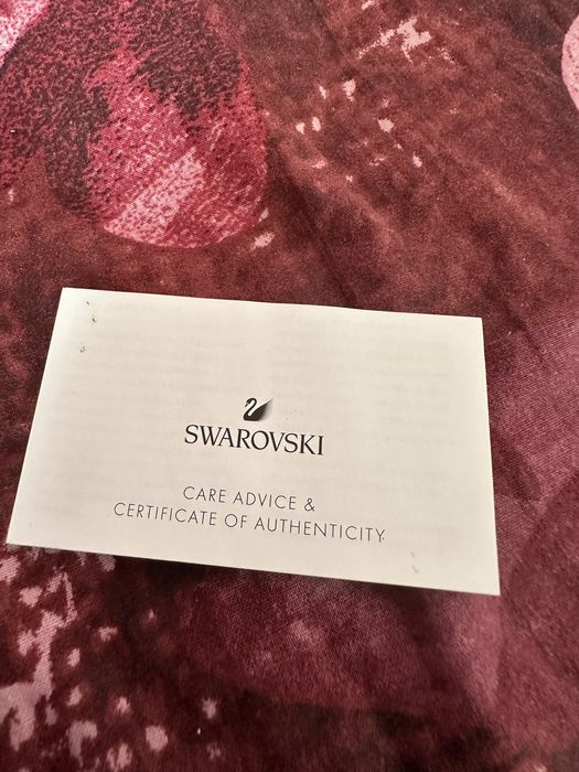Колие лебед swarovski