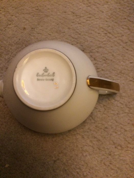 Serviciu cafea desert 8 persoane portelan eschenbach bavaria 27 piese