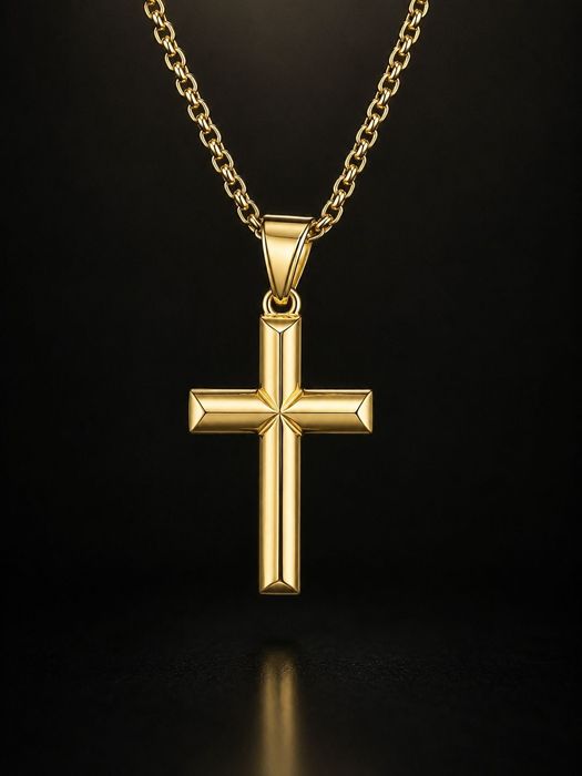 Pandantiv Cruce Aur 14K | Verificat ANPC 2.33GR
