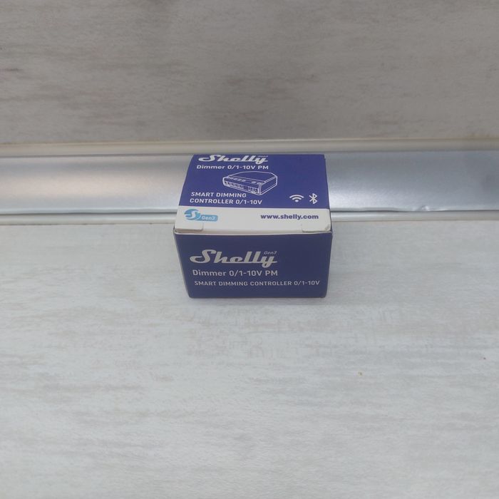 Смарт Димери Shelly Dimmer 0/1-10V PM Gen3 – Wi-Fi & Bluetooth
