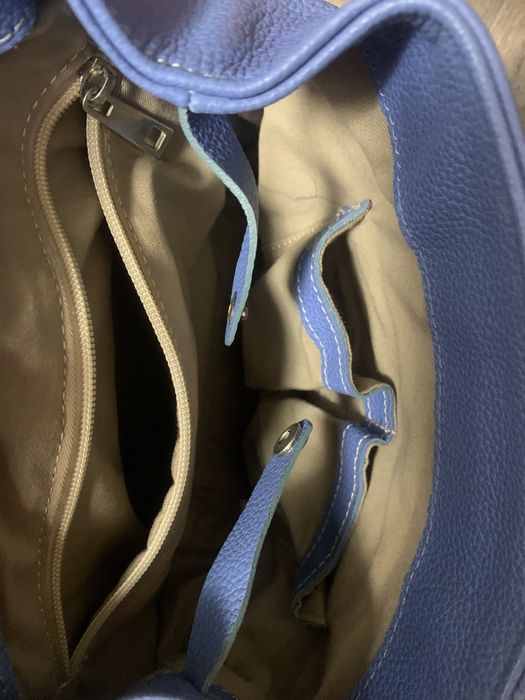 Ghiozdan/ geanta crosbody 2 in 1 piele naturala