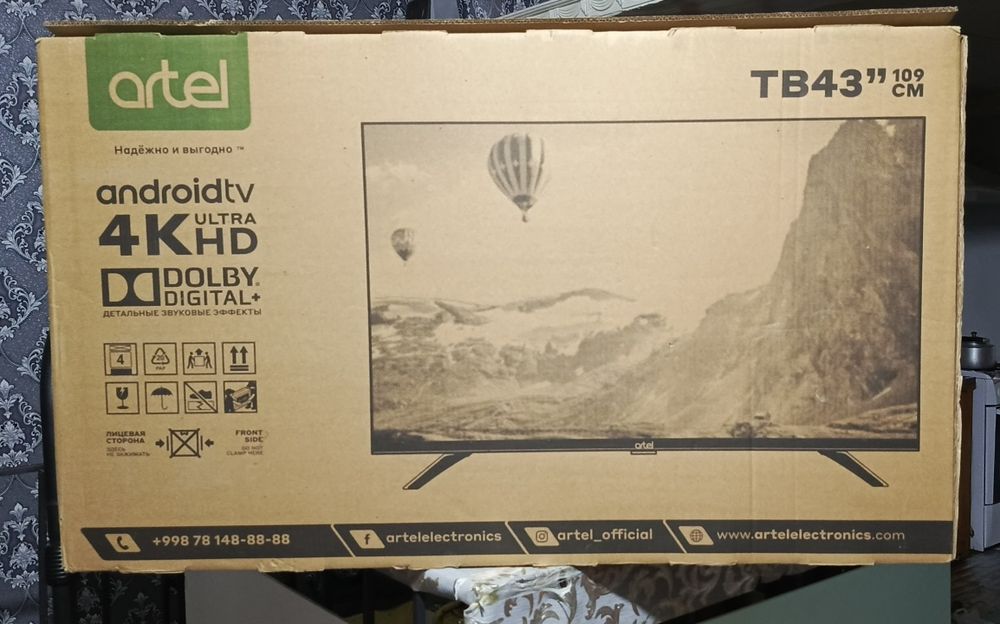 Телевизор Artel. 43-талик.4-K.Ultra.